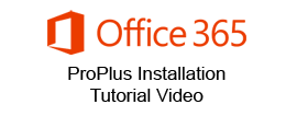 Office365 ProPlus Installation Video