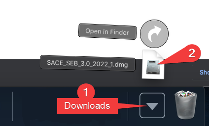 Open downloaded installer