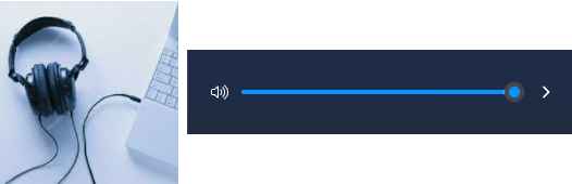 Connect Headphones and Adjust Volume