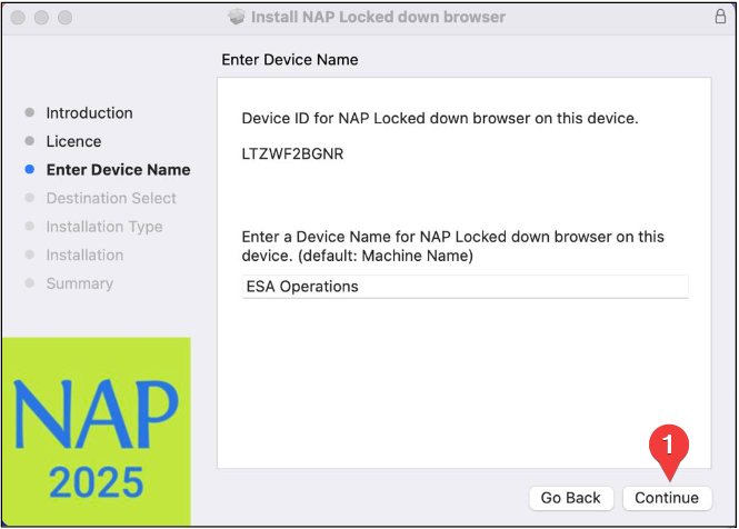 NAPLAN Install Screen