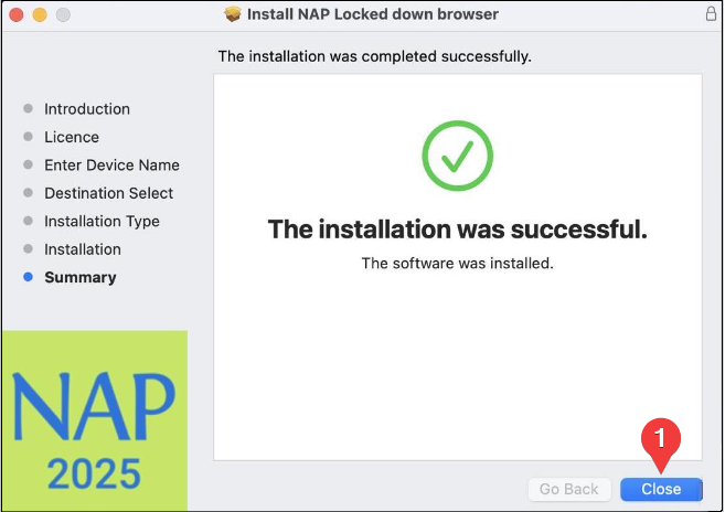 NAPLAN Install Complete