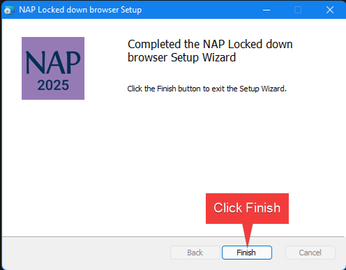 NAPLAN Installation Complete