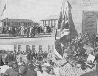 Opening the Memorial Wal